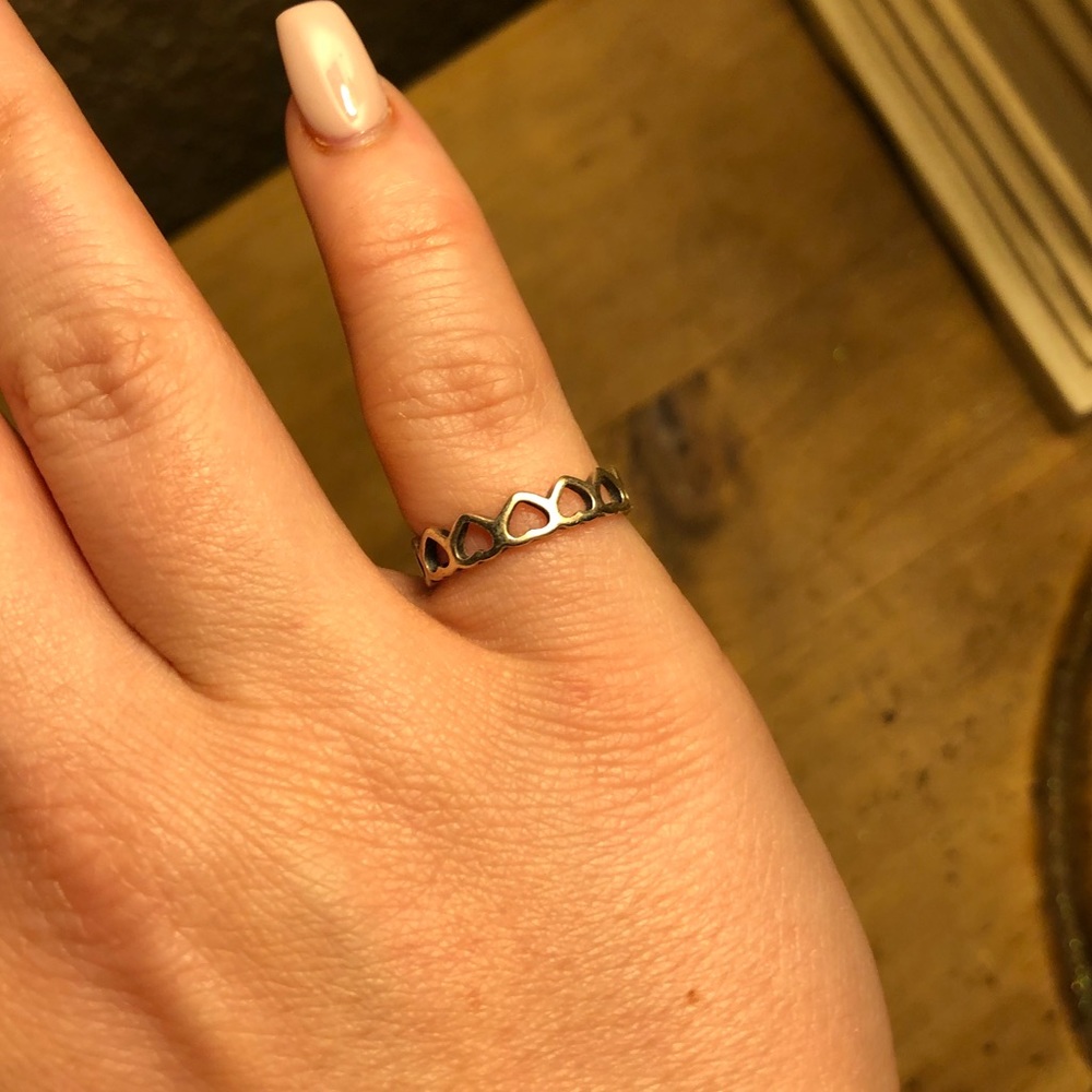 James Avery heart ring size 4-5
